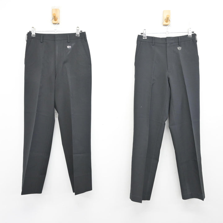 中古】長崎県 福江中学校 男子制服 3点 (学ラン・ズボン・ズボン 
