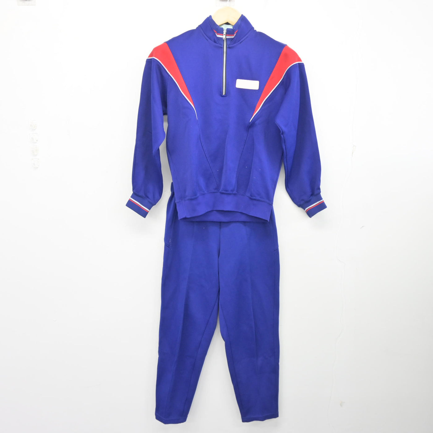 中古】千葉県 成東東中学校 女子制服 2点 (ジャージ 上・ジャージ 下
