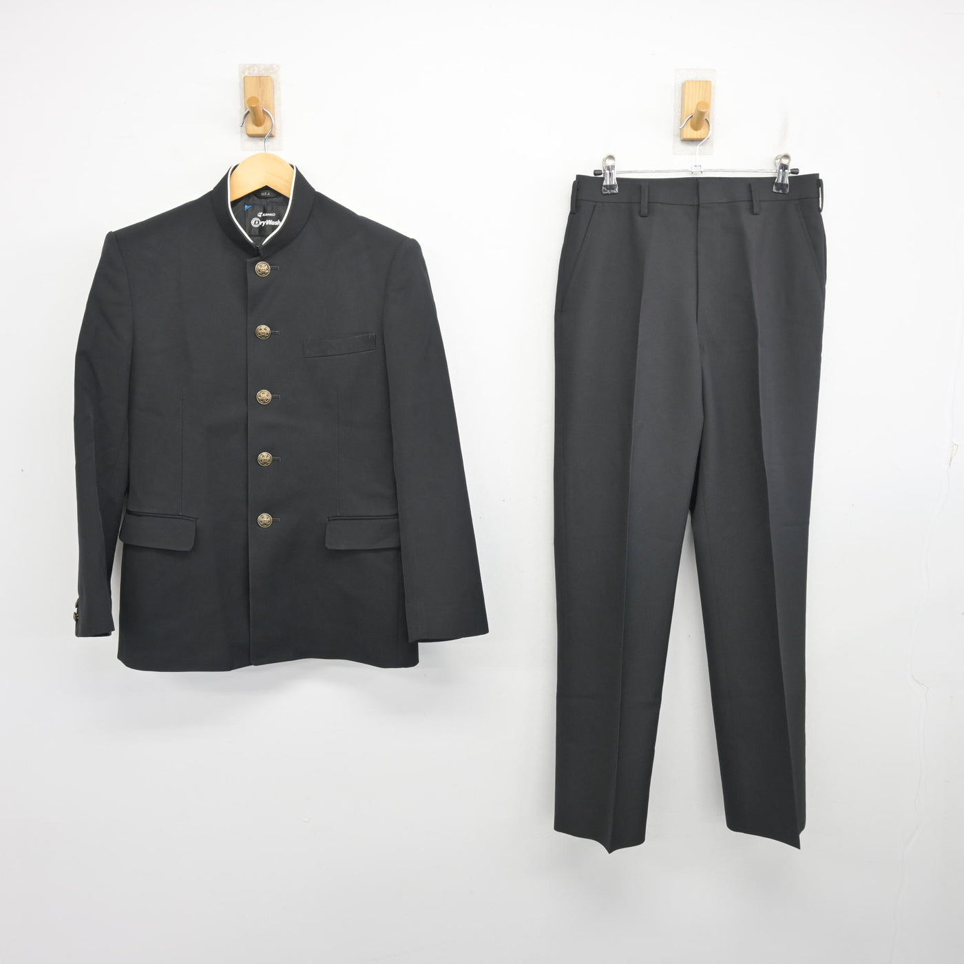 中古】山形県 河北中学校 男子制服 2点 (学ラン・ズボン) sf107071