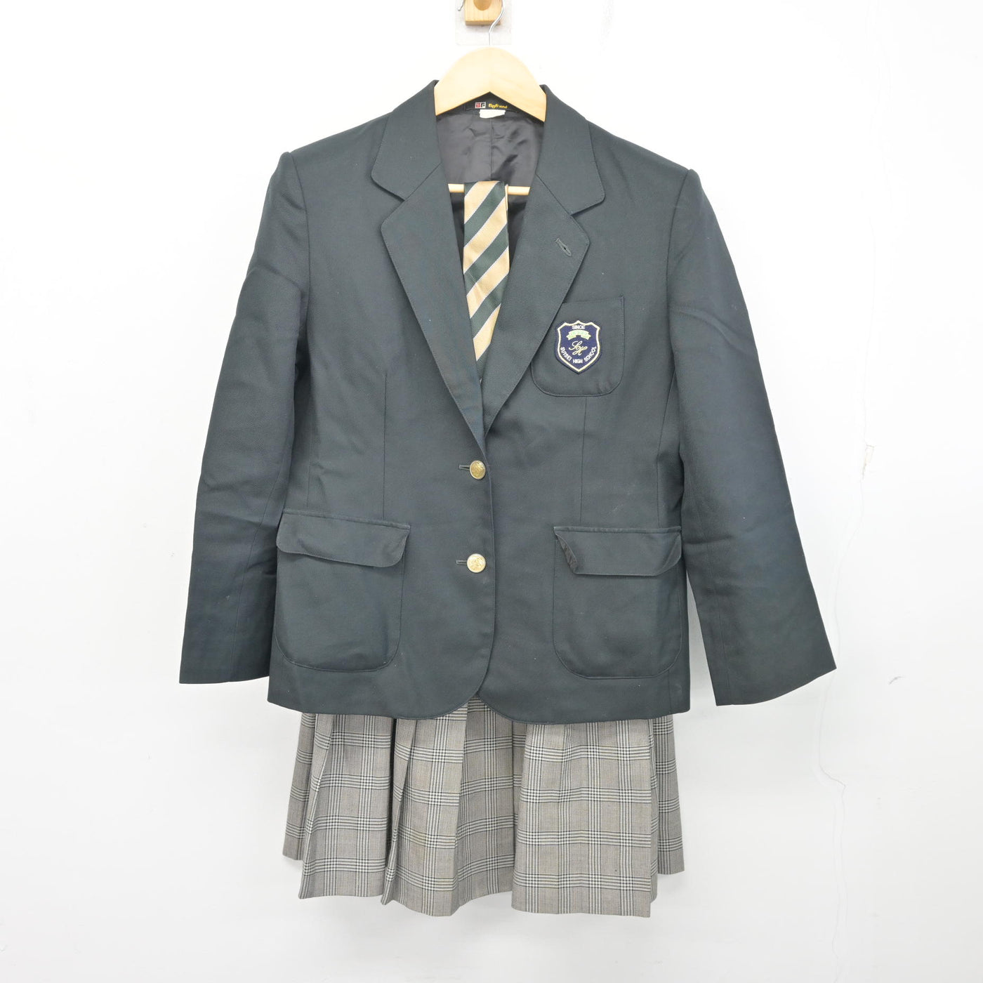 中古】石川県 翠星高等学校/旧制服 女子制服 3点 (ブレザー・スカート