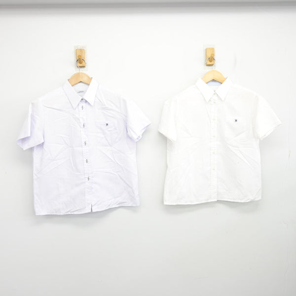 中古】京都府 龍谷大学付属平安高等学校 女子制服 2点 (シャツ