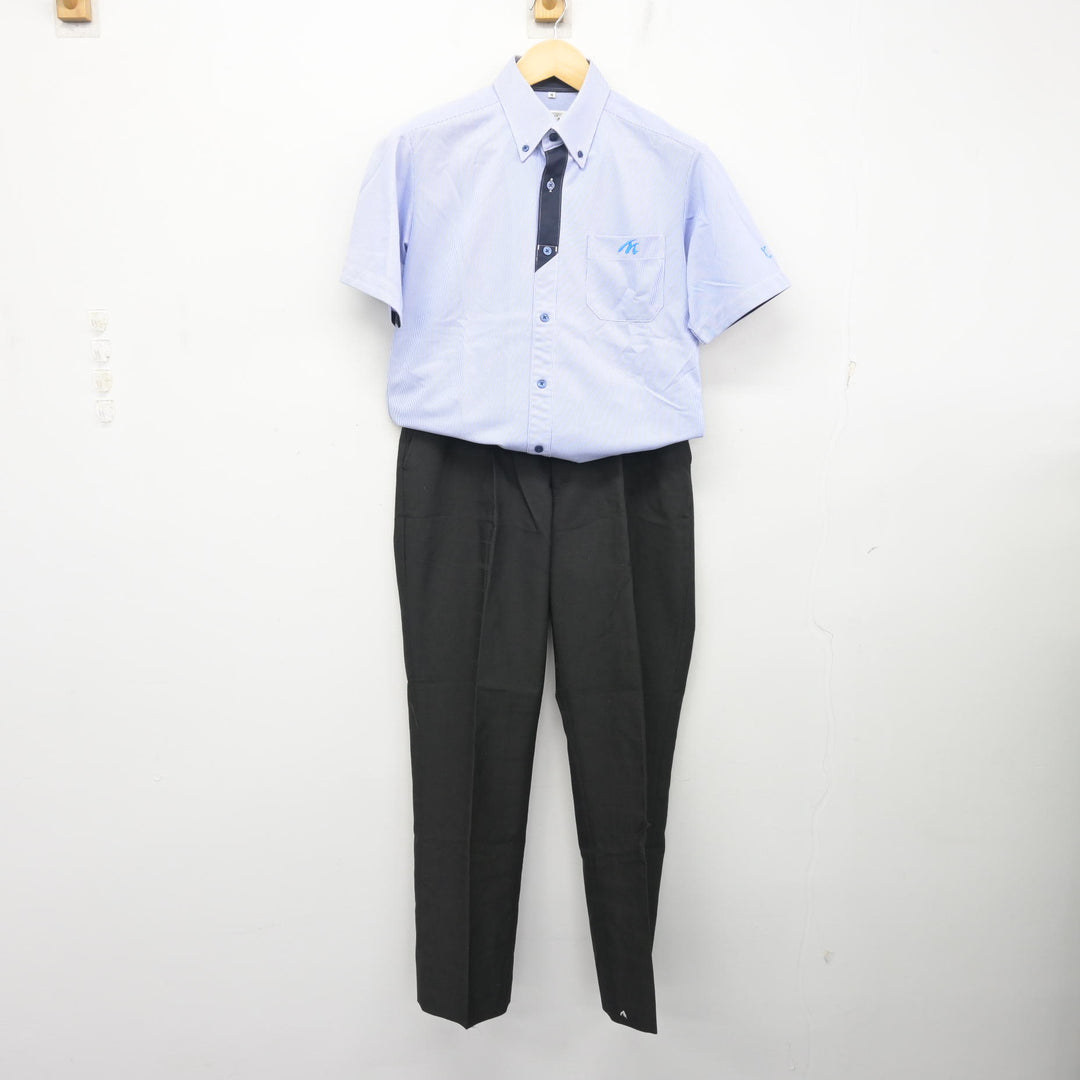 中古】兵庫県 神戸村野工業高等学校 男子制服 2点 (シャツ・ズボン