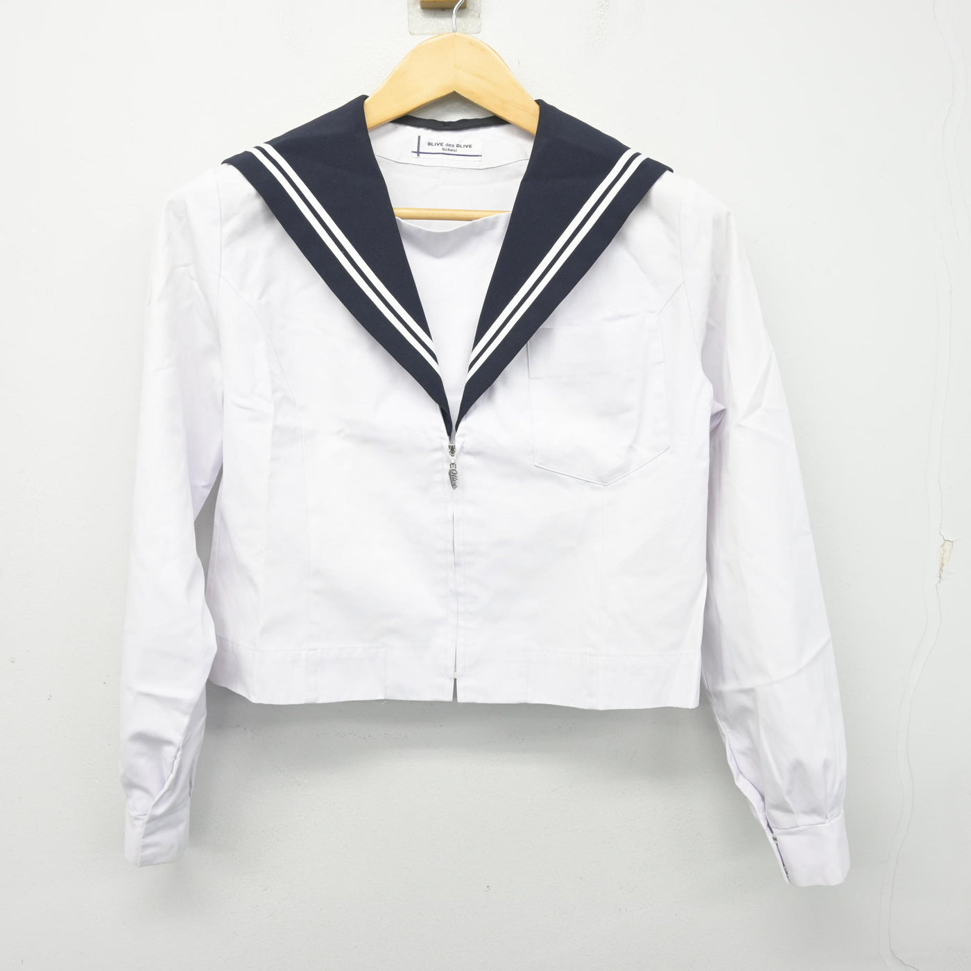 中古】愛知県 滝ノ水中学校 女子制服 2点 (セーラー服・スカート 