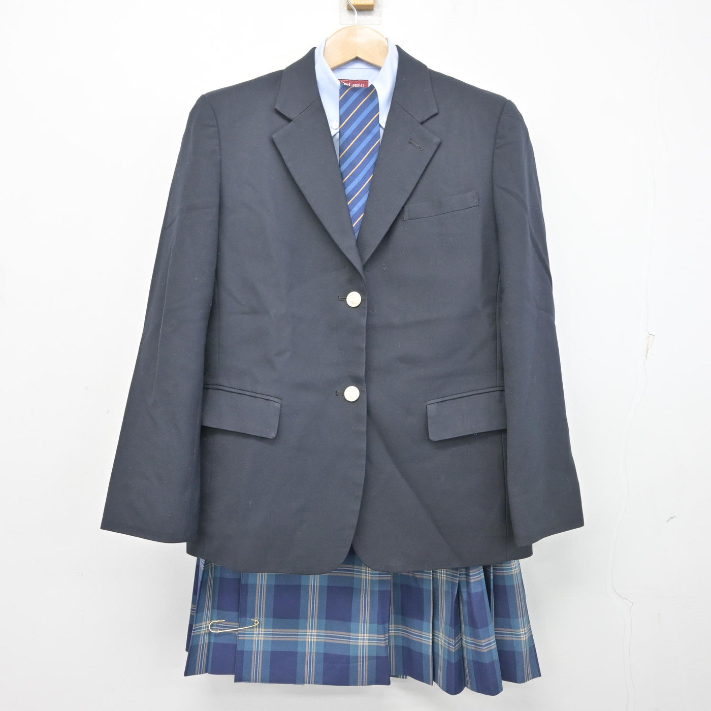 中古】神奈川県 横浜清陵高等学校 女子制服 4点 (ブレザー・シャツ 