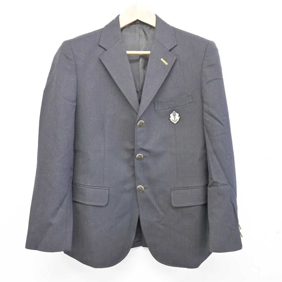 中古】北海道 屯田北中学校 男子制服 3点 (ブレザー・ズボン) sf107358