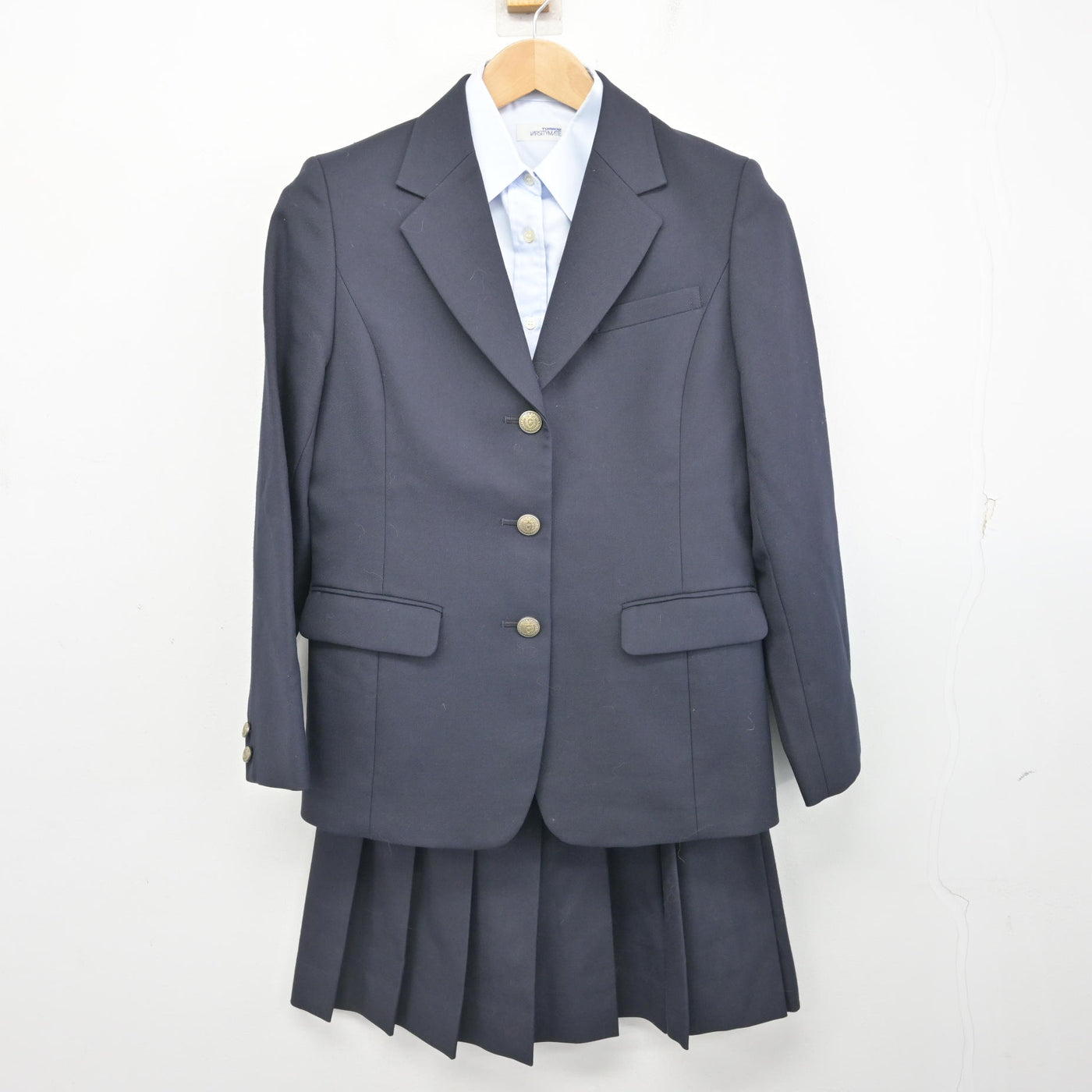 中古】埼玉県 大宮開成高等学校/旧制服 女子制服 3点 (ブレザー 