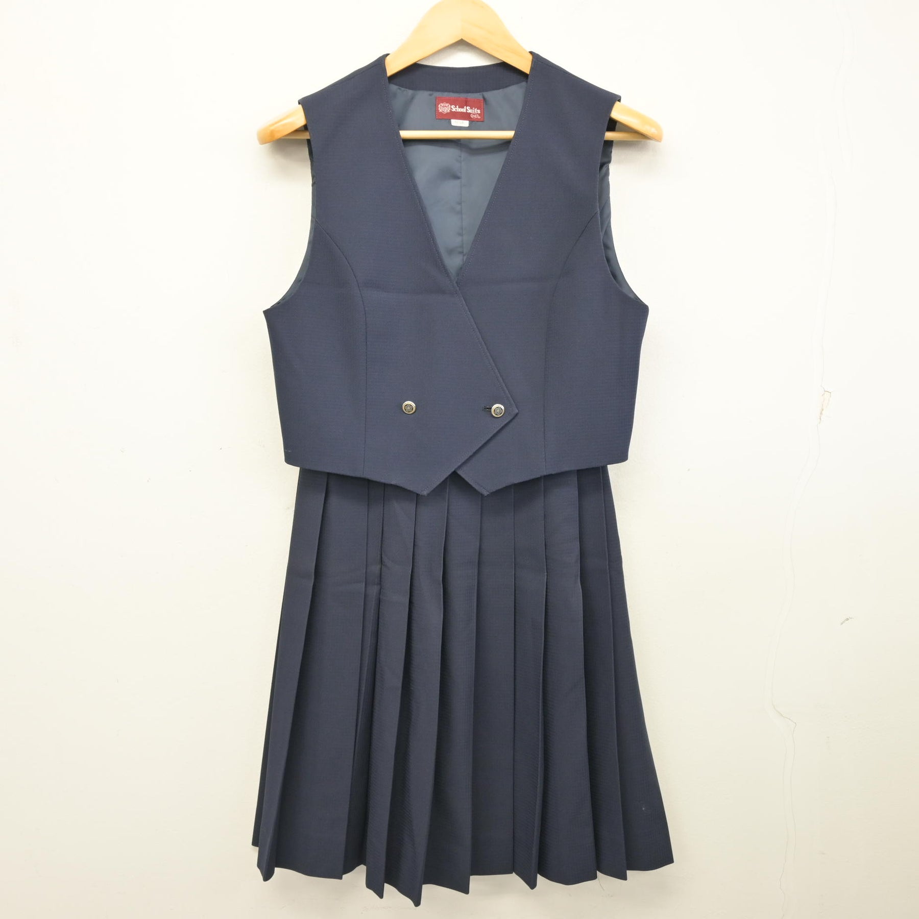 千葉県佐倉市千成幼稚園制服、子供服ブレザー、ベスト、スカートセット 、制帽子 中古】千葉県 佐倉中学校/旧制服 女子制服 3点 (ブレザー・ベスト