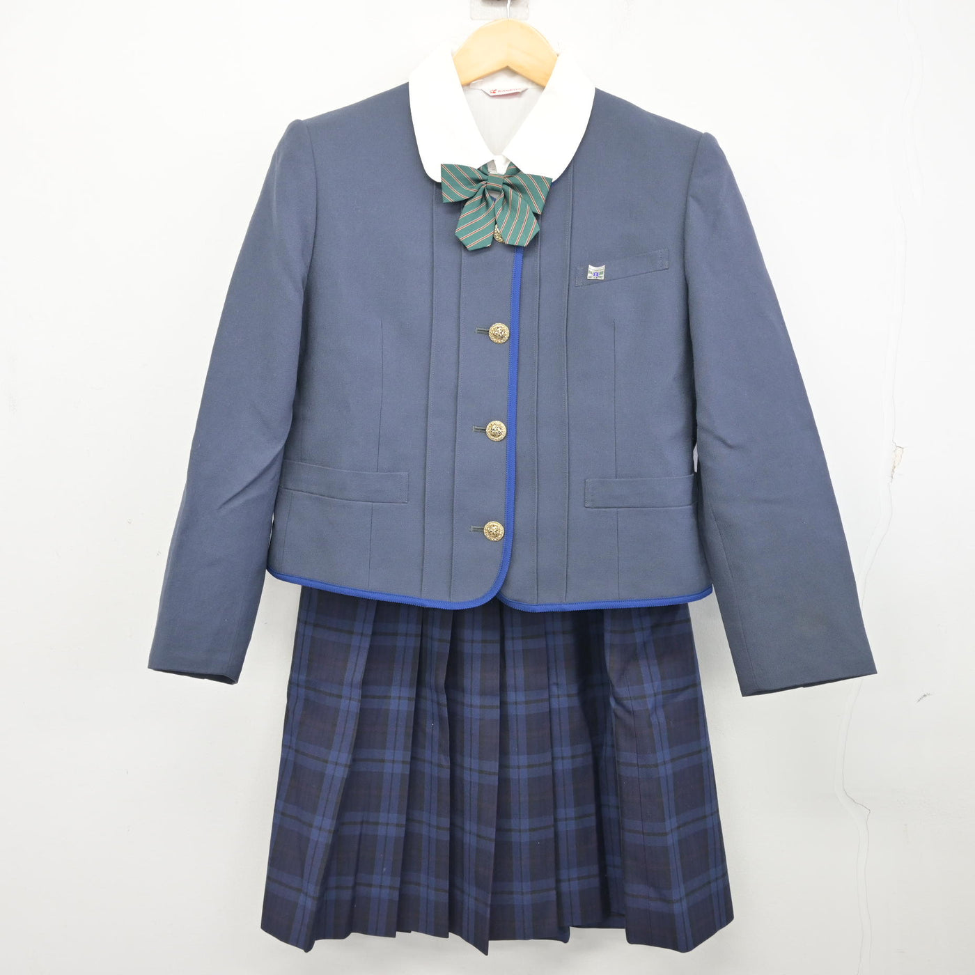 中古】静岡県 加藤学園高等学校 女子制服 5点 (ブレザー・シャツ 