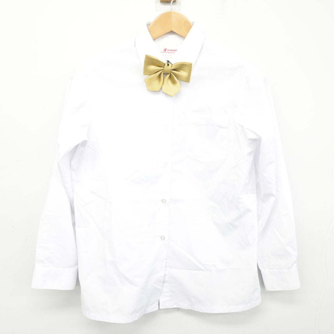 中古】北海道 江別第二中学校 女子制服 4点 (ブレザー・シャツ