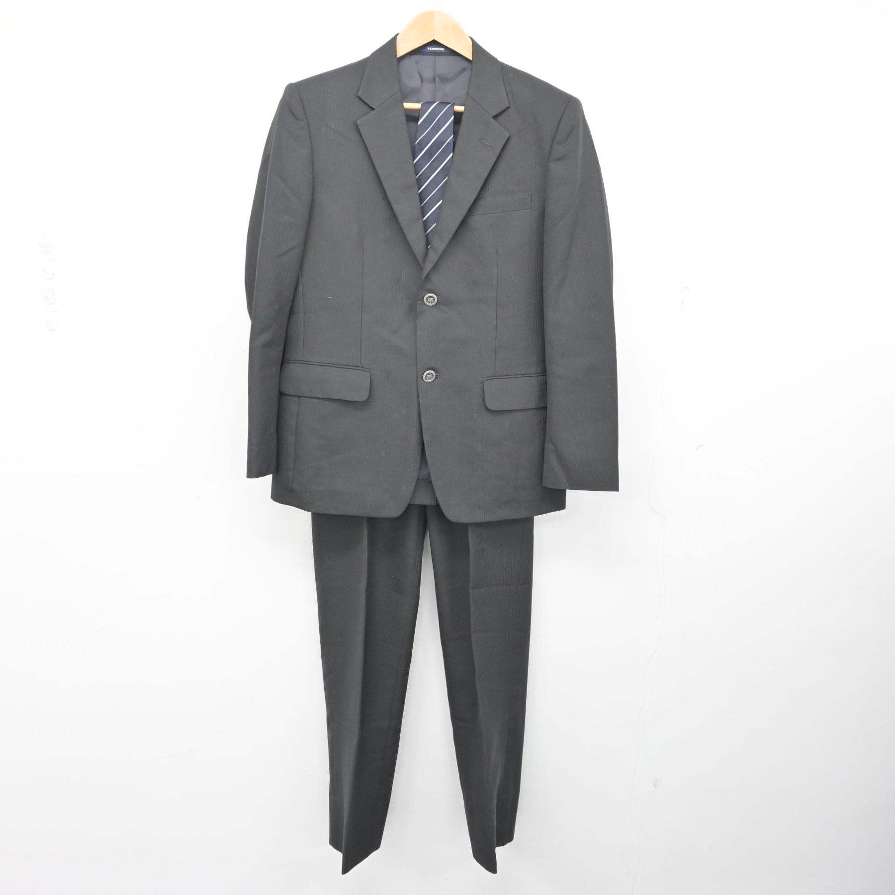 中古】神奈川県 二つ橋高等特別支援学校 男子制服 3点 (ブレザー
