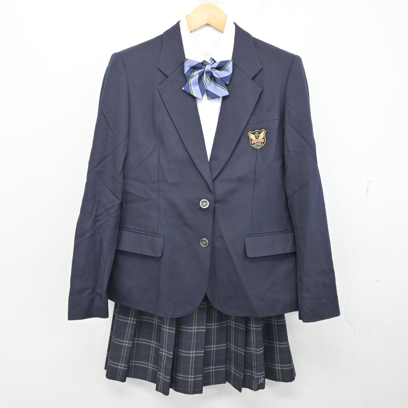 中古】千葉県 柏陵高等学校 女子制服 4点 (ブレザー・シャツ・スカート 中古】千葉県 柏陵高等学校 女子制服 4点 (ブレザー・シャツ・スカート