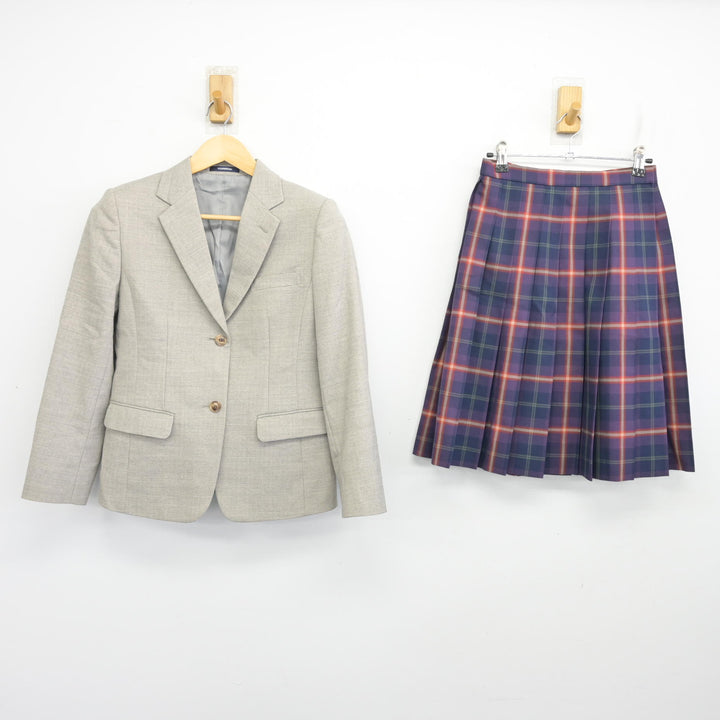 中古】京都府 京都橘高等学校 女子制服 2点 (ブレザー・スカート