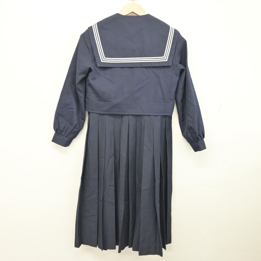中古】福岡県 北九州市内中学校標準服/旧制服 女子制服 2点 中古】福岡県 北九州市内中学校標準服/旧制服 女子制服 2点