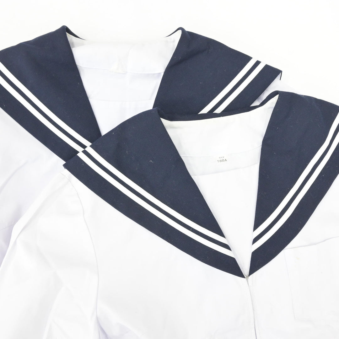 中古】香川県 坂出高等学校 女子制服 2点 (セーラー服) sf107959