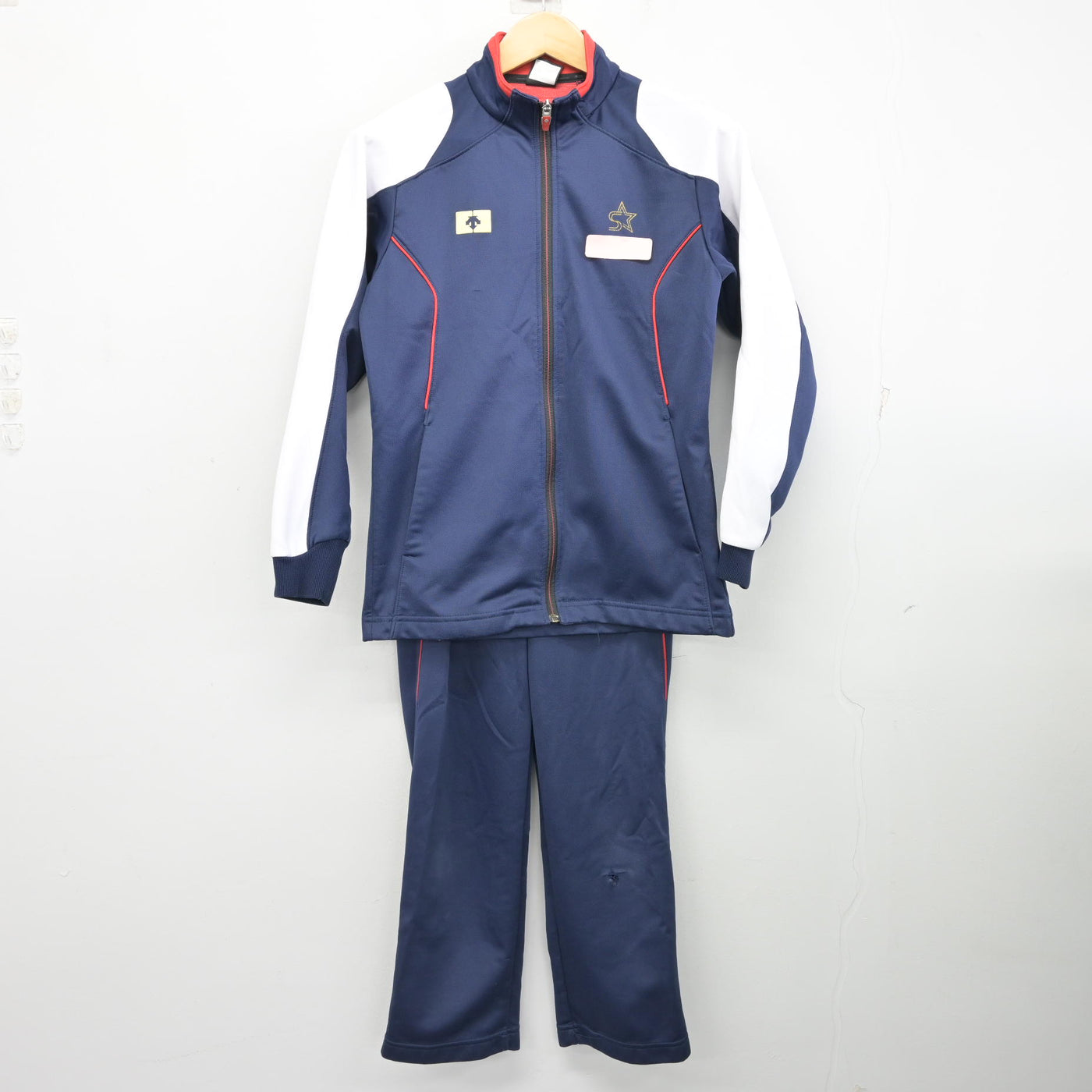 中古】東京都 淑徳巣鴨高等学校 女子制服 3点 (ジャージ 上・ジャージ 