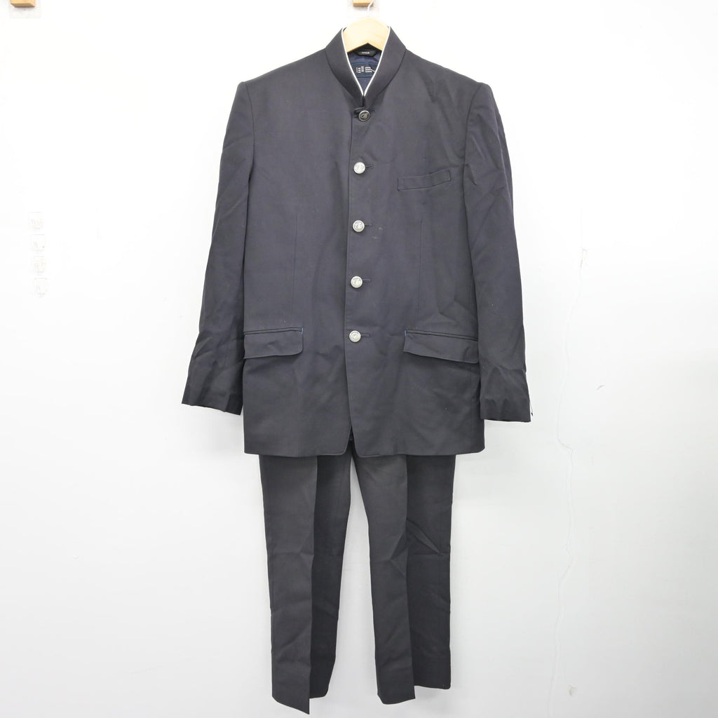 中古】千葉県 千葉商科大学付属高等学校 男子制服 3点 (学ラン・ニット