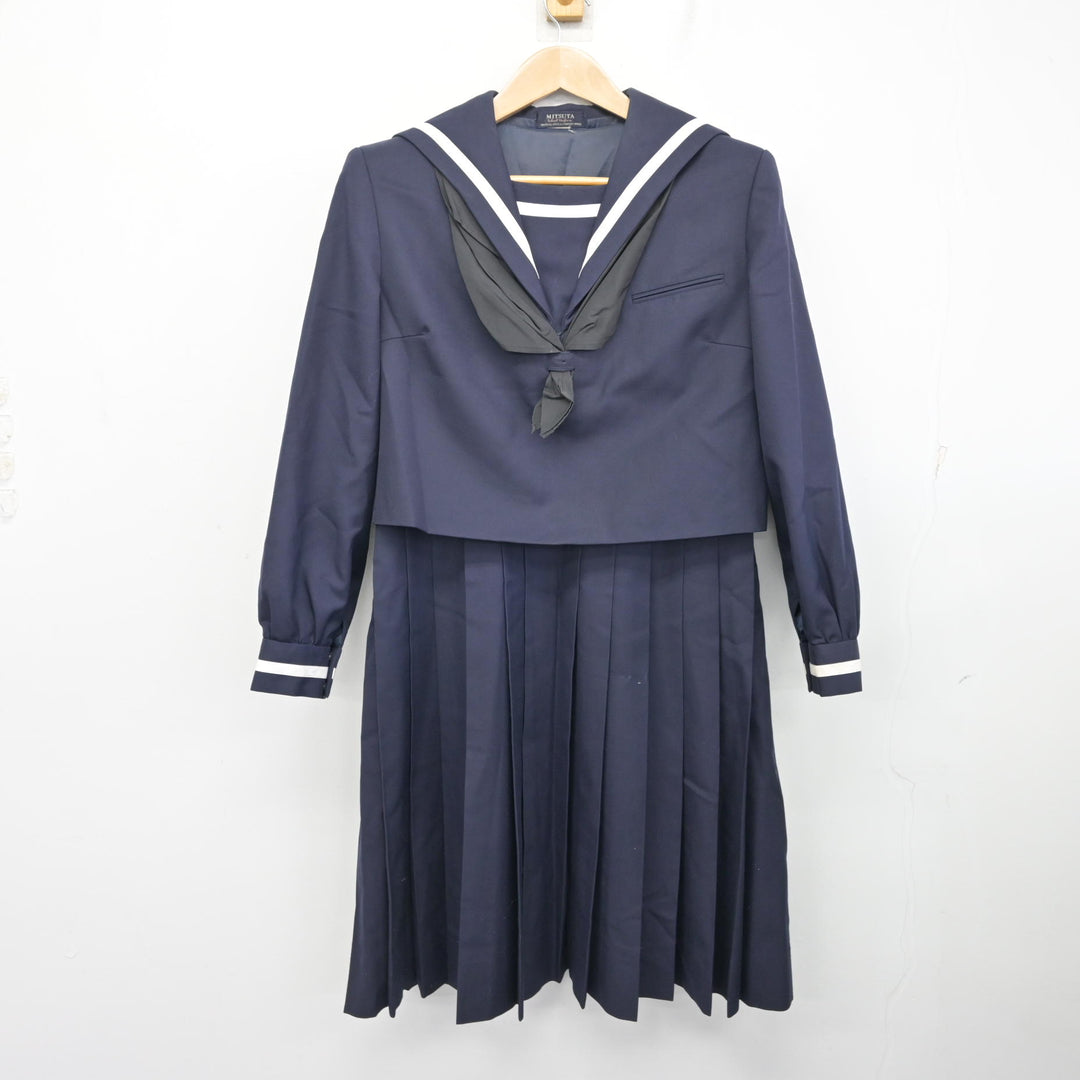 中古】熊本県 第一高等学校 女子制服 3点 (セーラー服・ジャンパー 