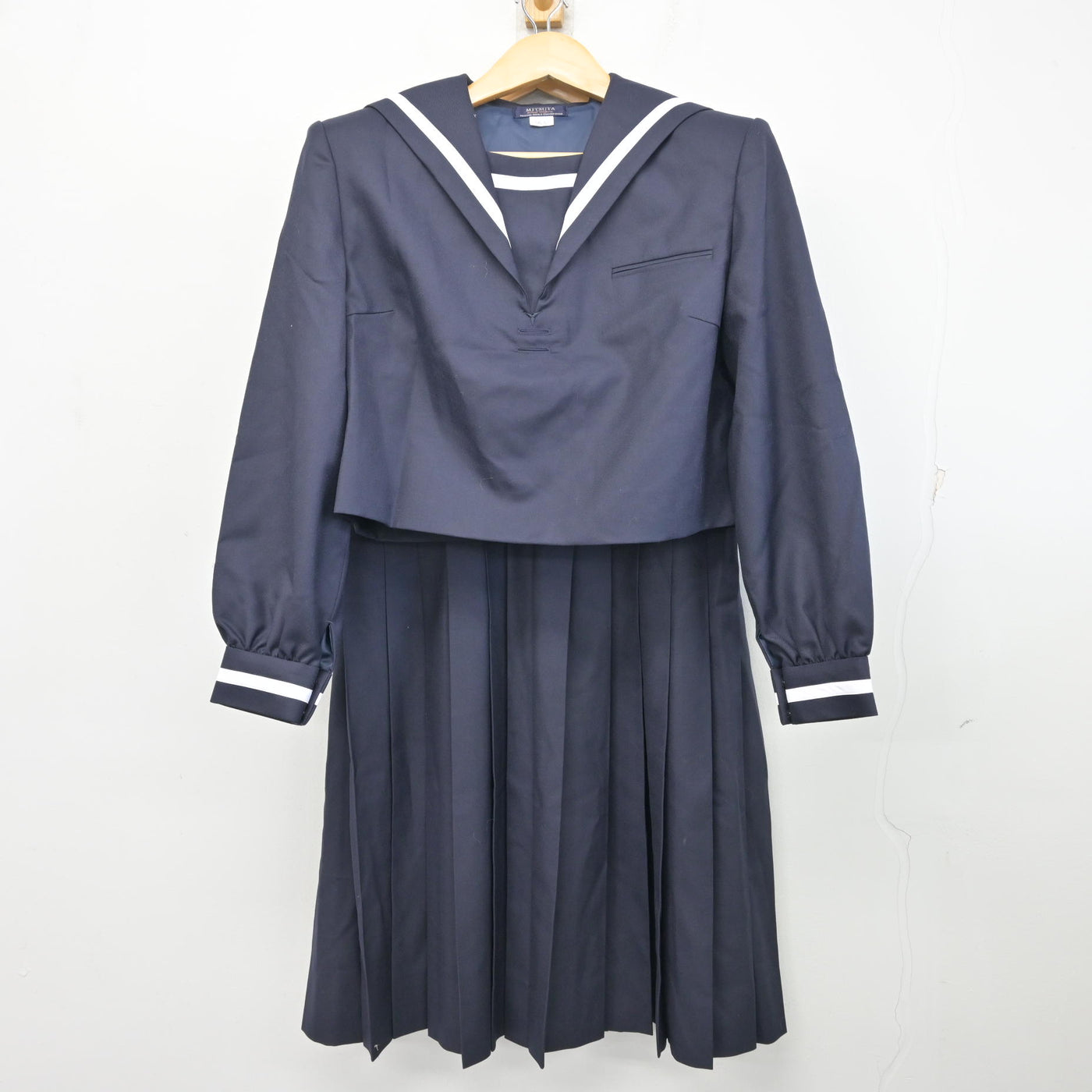 中古】熊本県 第一高等学校 女子制服 2点 (セーラー服・ジャンパー