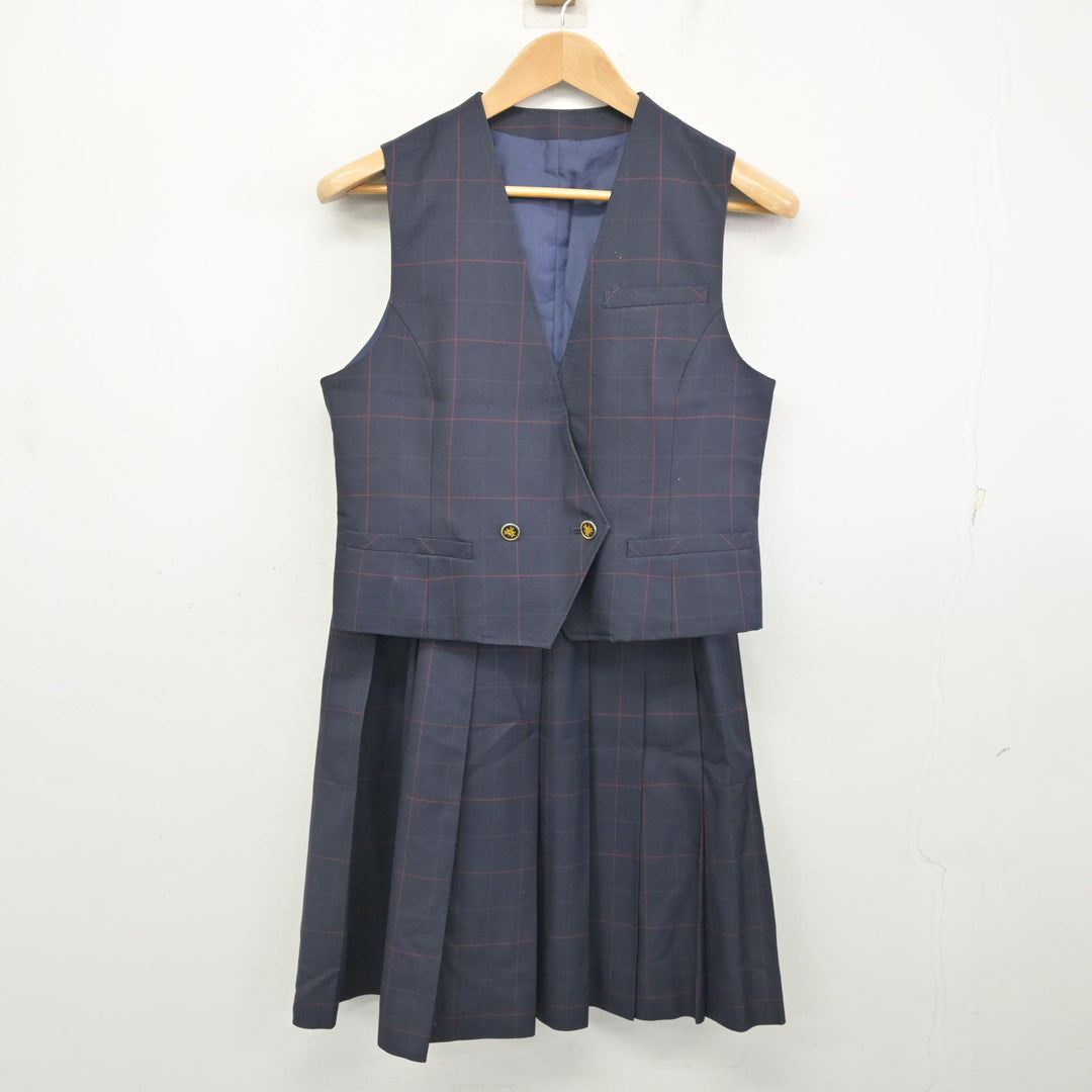 中古】北海道 北海道札幌白石高等学校/旧制服 女子制服 4点 (ブレザー