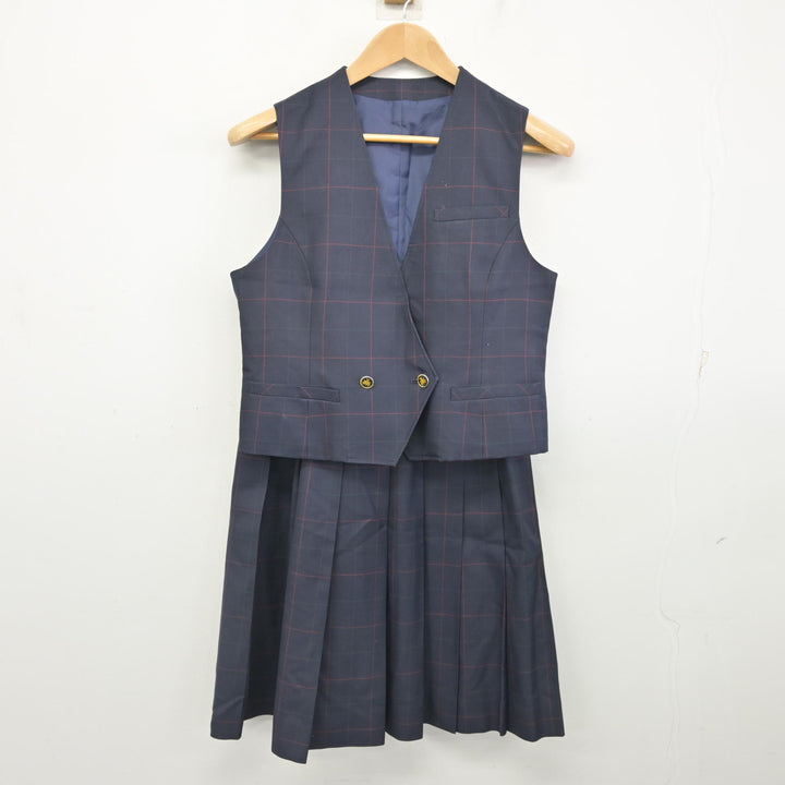 札幌白石高校制服 中古】北海道 北海道札幌白石高等学校/旧制服 女子制服 4点 (ブレザー