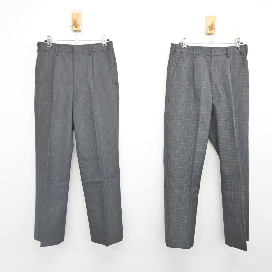 中古】北海道 北海道札幌平岡高等学校 男子制服 6点 (ブレザー・ズボン 