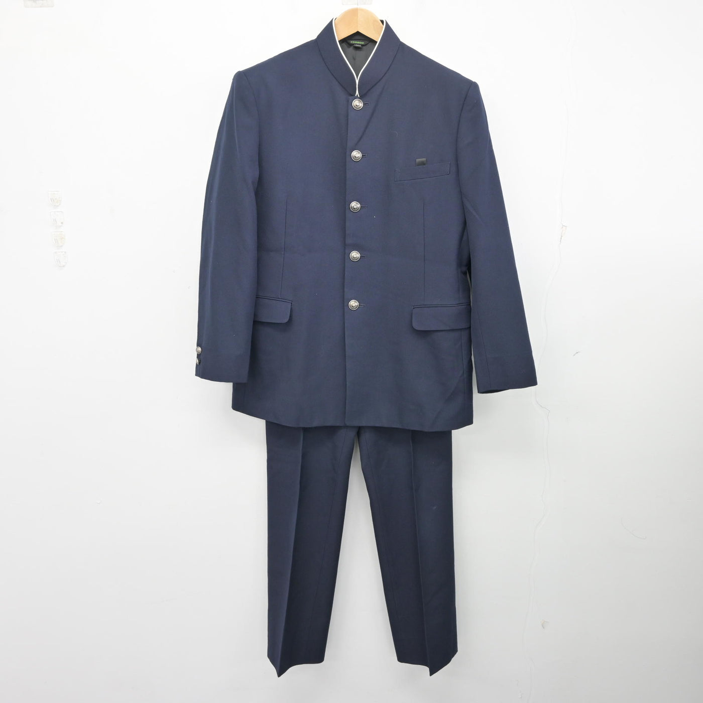 中古】宮城県 富沢中学校 男子制服 2点 (学ラン・ズボン) sf108224 
