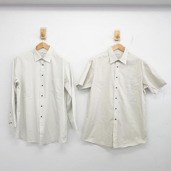 中古】宮城県 仙台西高等学校 男子制服 2点 (シャツ・シャツ) sf108229 中古】宮城県 仙台西高等学校 男子制服 2点 (シャツ・シャツ) sf108229