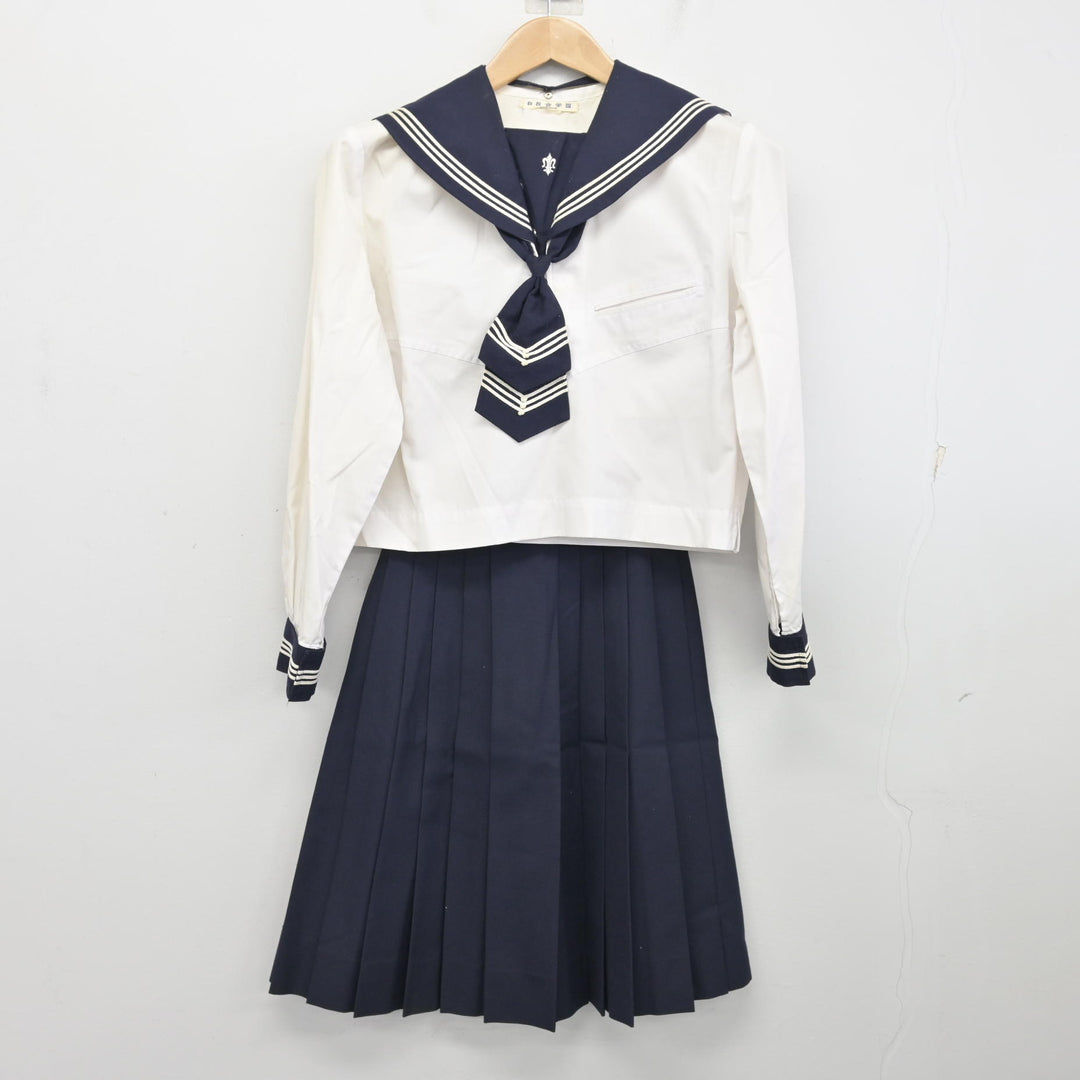 中古】岩手県 盛岡白百合学園中学高等学校 女子制服 3点 (セーラー服