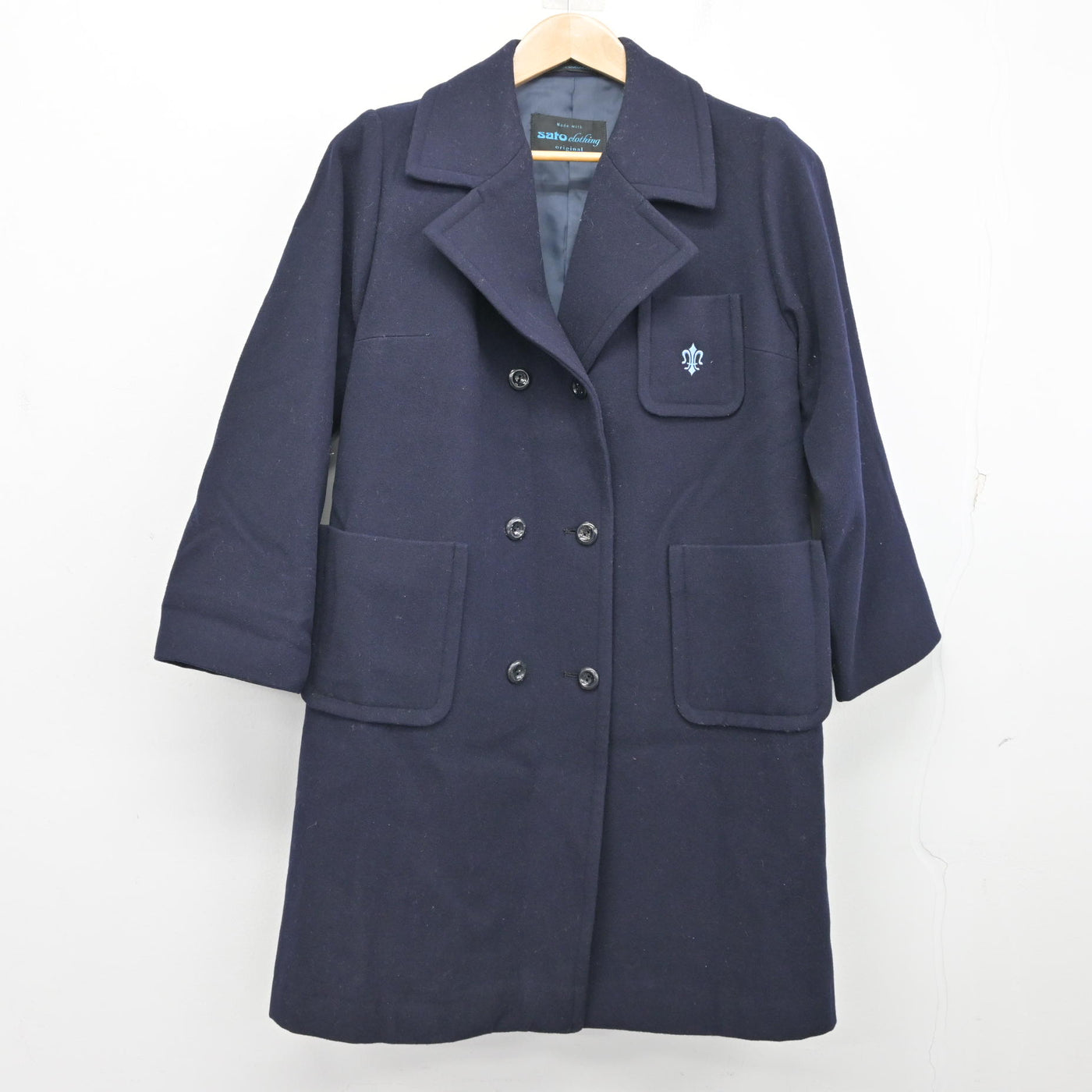 中古】岩手県 盛岡白百合学園中学高等学校 女子制服 1点 (コート