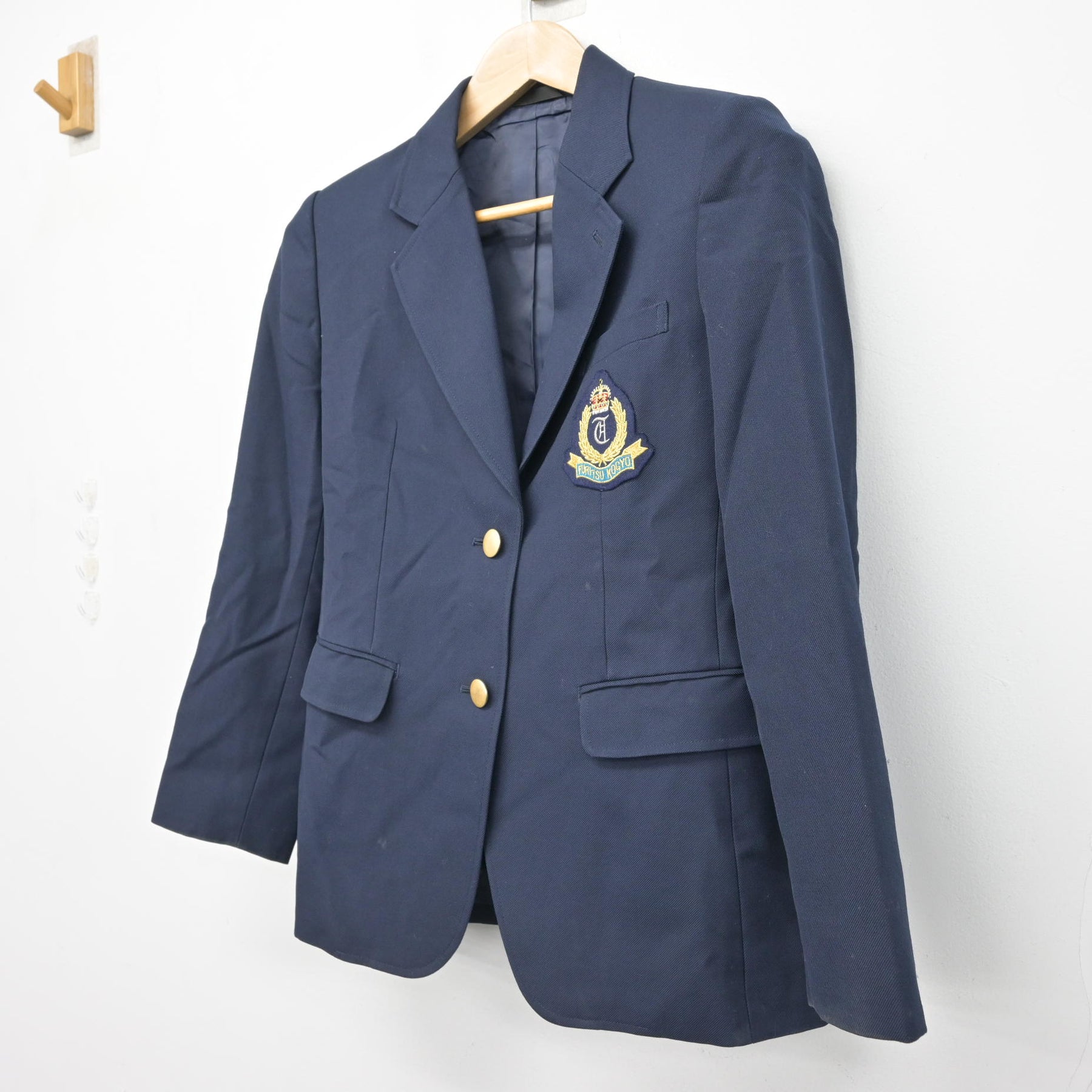 中古】京都府 京都府立工業高等学校 女子制服 1点 (ブレザー) sf108525 