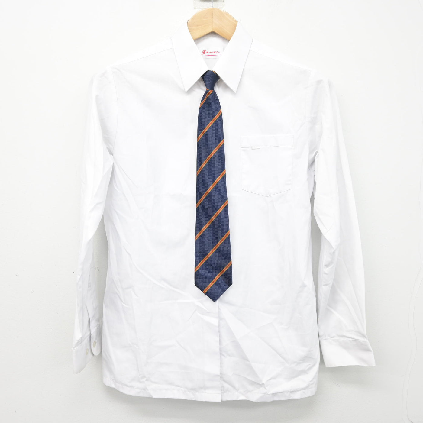中古】北海道 新川西中学校 女子制服 5点 (ブレザー・ベスト・シャツ 