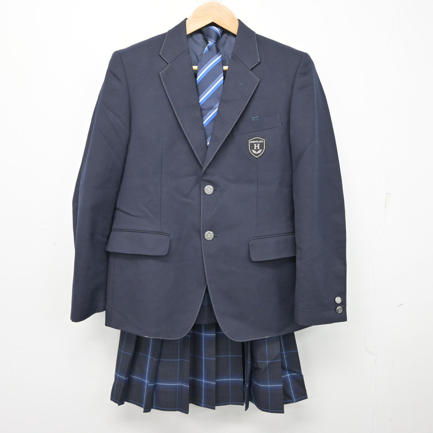 北都中学校制服ブレーザー上下男 小さいサイズは中学生にもおすすめ 