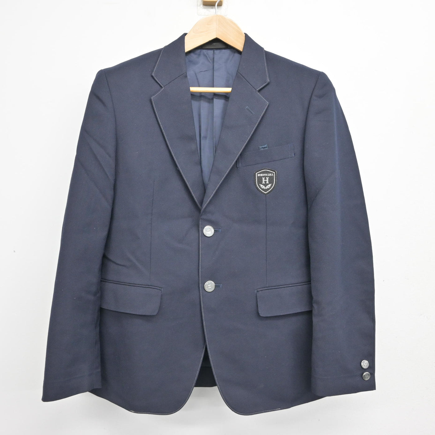 北都中学校制服ブレーザー上下男 小さいサイズは中学生にもおすすめ 