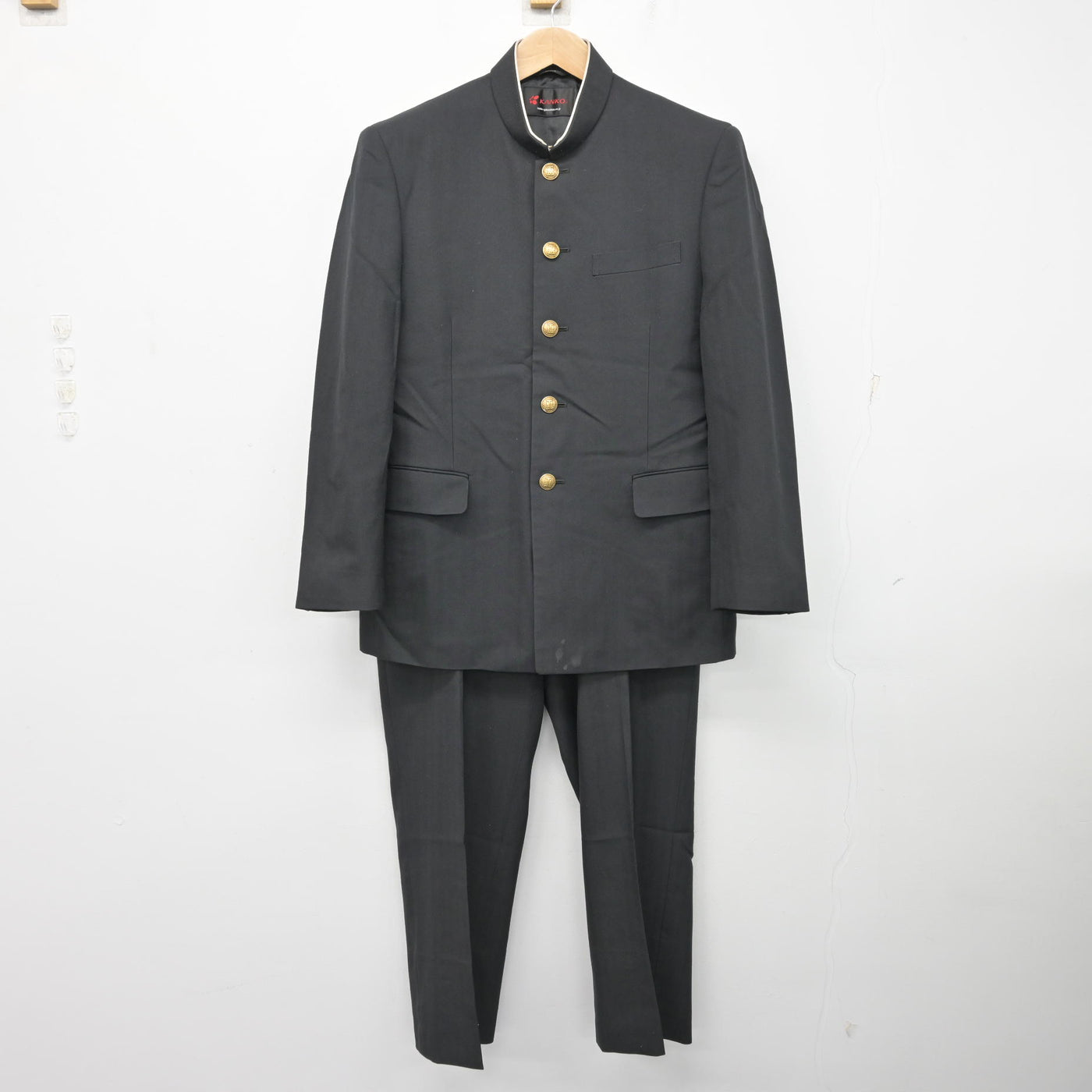 中古】北海道 札幌工業高等学校 男子制服 2点 (学ラン・ズボン 