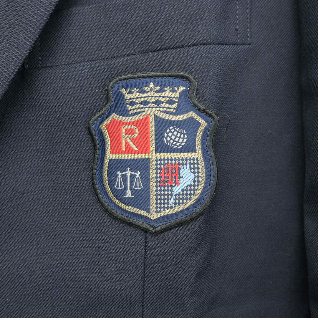 中古】滋賀県 立命館守山高等学校 男子制服 3点 (ブレザー・シャツ