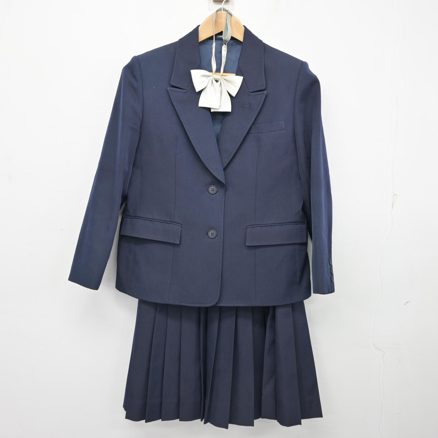 中古】愛知県 岡崎北高等学校 女子制服 3点 (ブレザー・スカート 