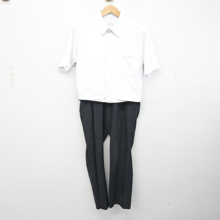 中古】岡山県 倉敷高等学校 男子制服 2点 (シャツ・ズボン) sf108649 