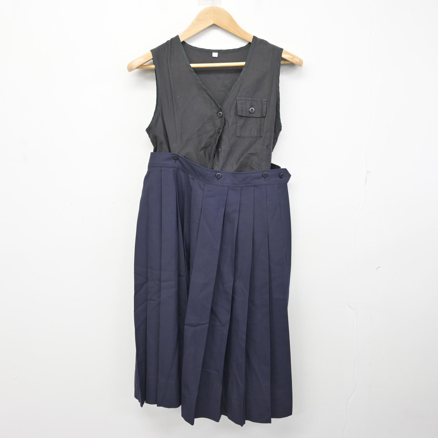 武庫川女子大学制服 ★おまけ付き！ 中古】兵庫県 武庫川女子大学附属高等学校 女子制服 4点 (セーラー服