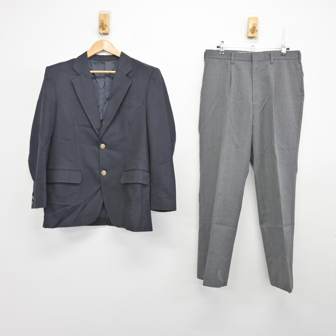 中古】神奈川県 岡野中学校 男子制服 2点 (ブレザー・ズボン) sf108792