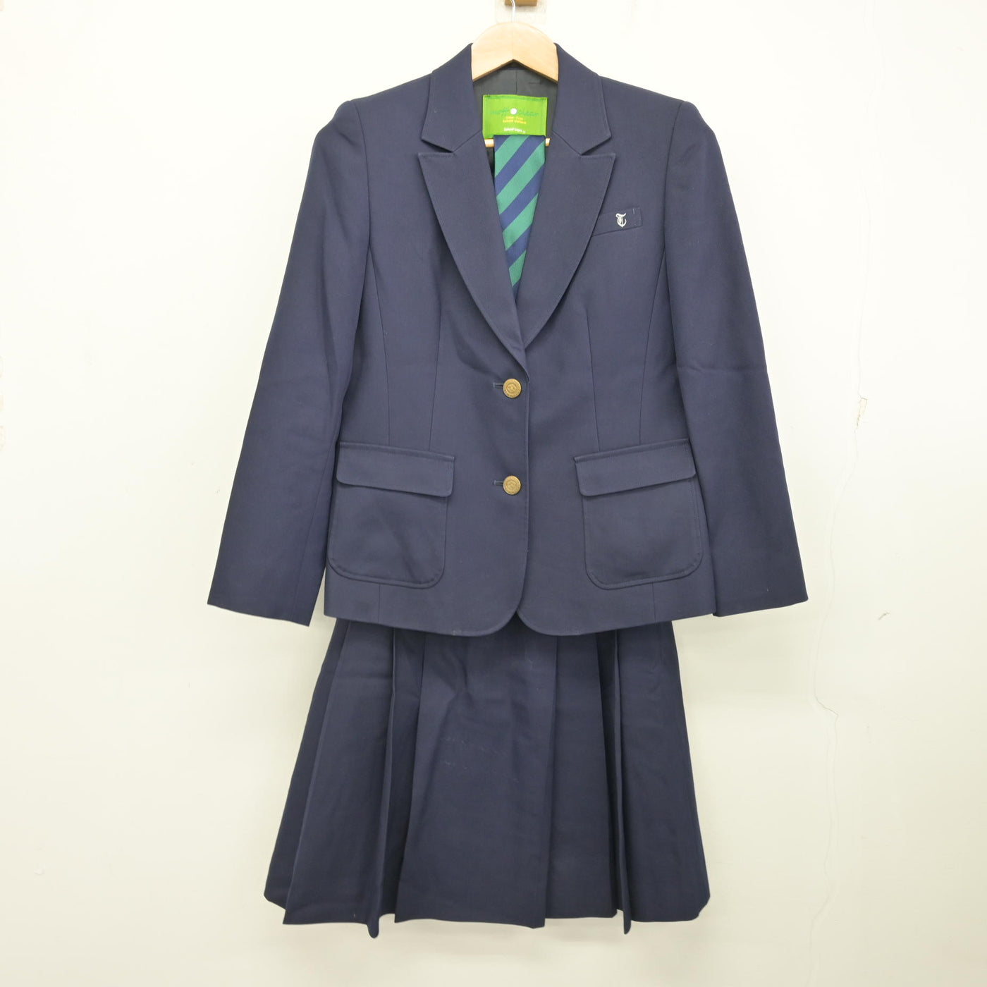 中古】滋賀県 玉川高等学校 女子制服 4点 (ブレザー・スカート