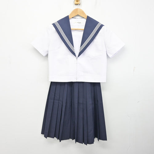 中古】鹿児島県 神村学園高等部 女子制服 3点 (ニット・シャツ