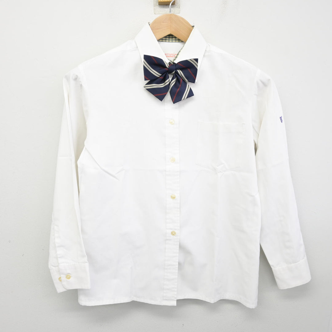 中古】三重県 高田中学校 女子制服 5点 (ブレザー・シャツ・スカート