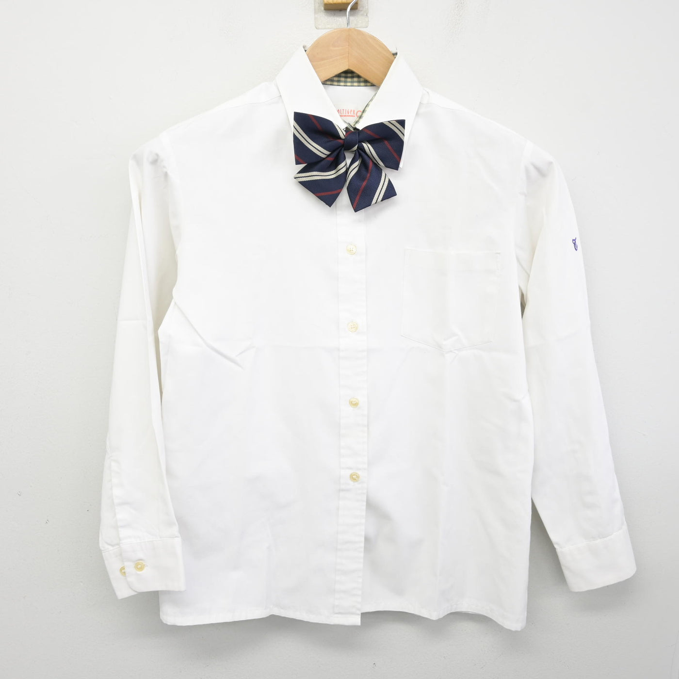 中古】三重県 高田中学校 女子制服 5点 (ブレザー・シャツ・スカート