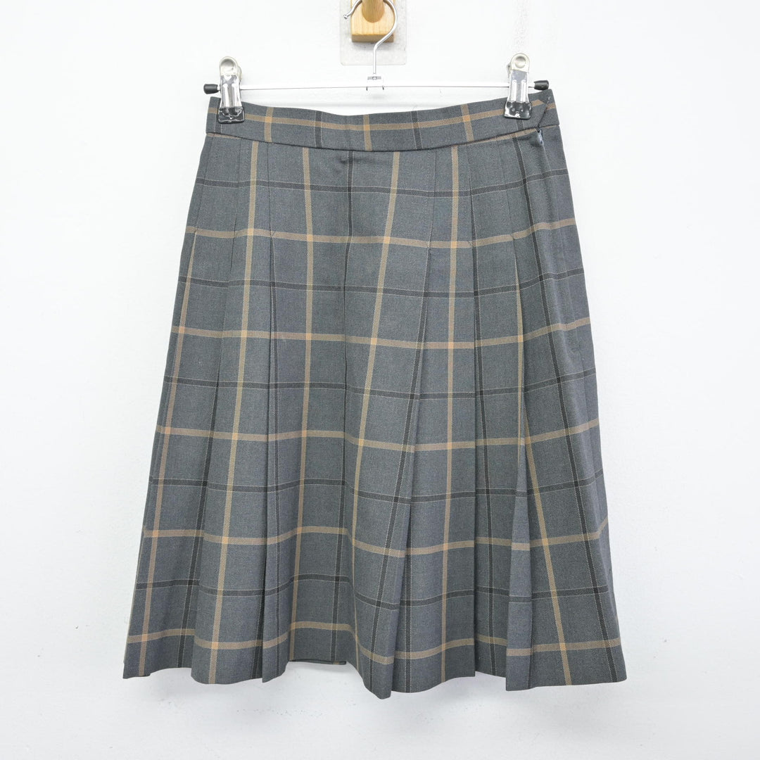 中古】三重県 高田中学校 女子制服 3点 (シャツ・シャツ・スカート