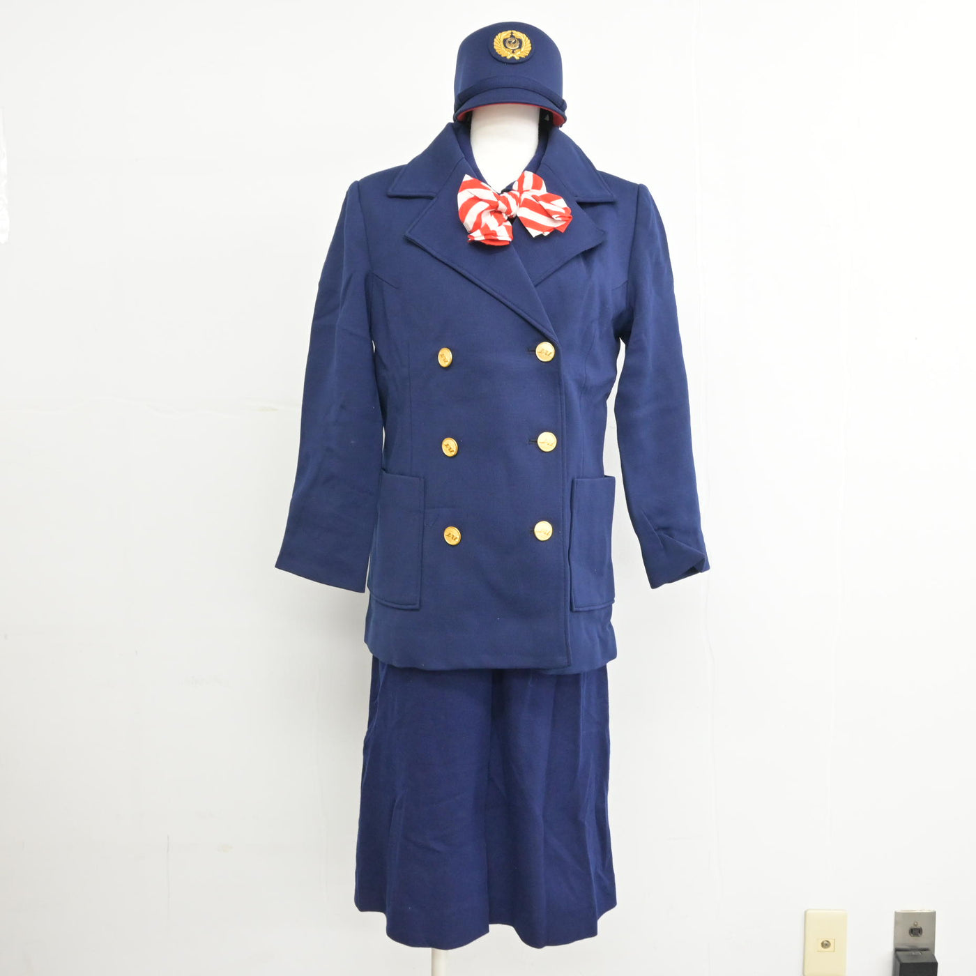 中古】 JAL 日本航空（6代目） 女子制服 6点 (ジャケット・ワンピース