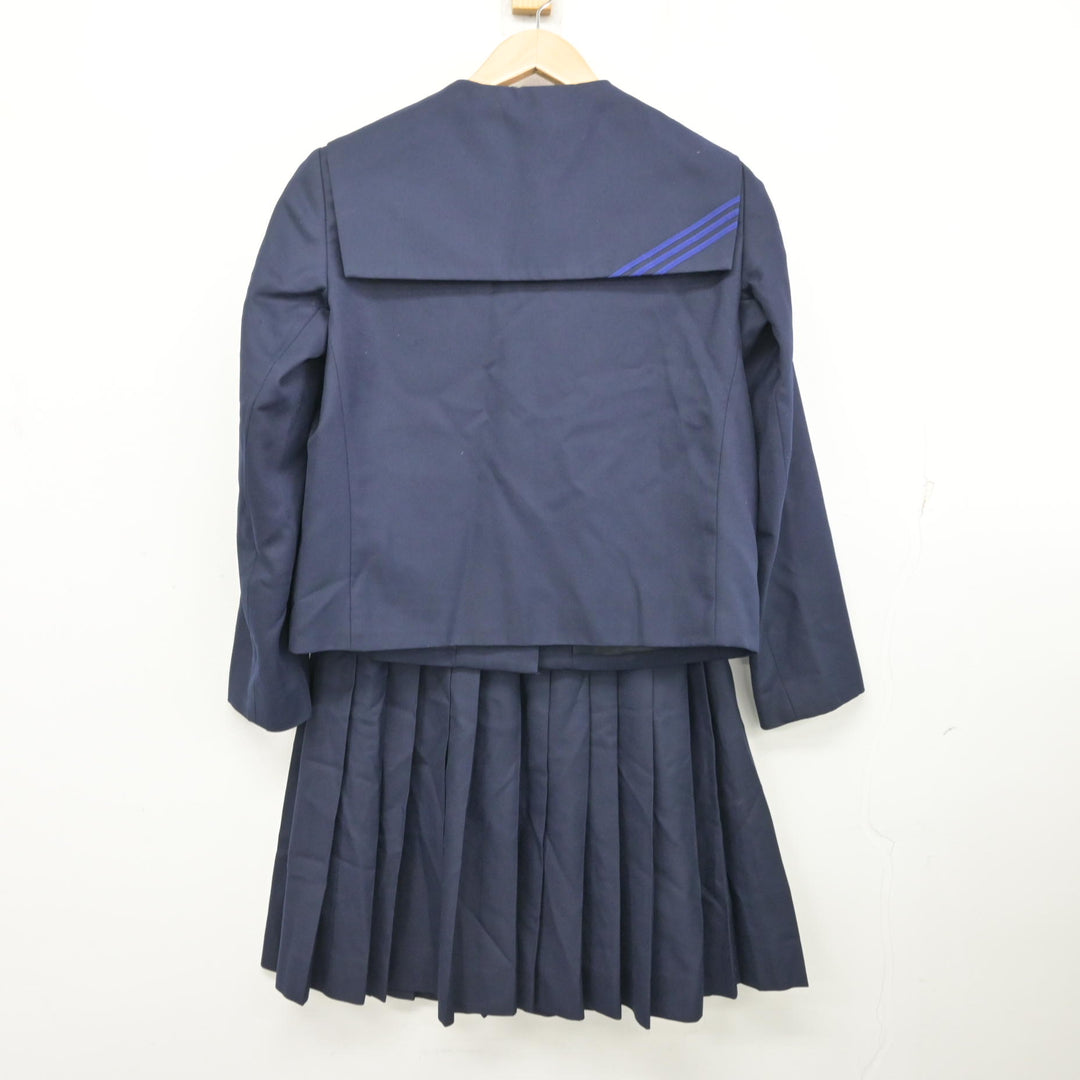 中古】福島県 福島第三中学校 女子制服 3点 (セーラー服・スカート