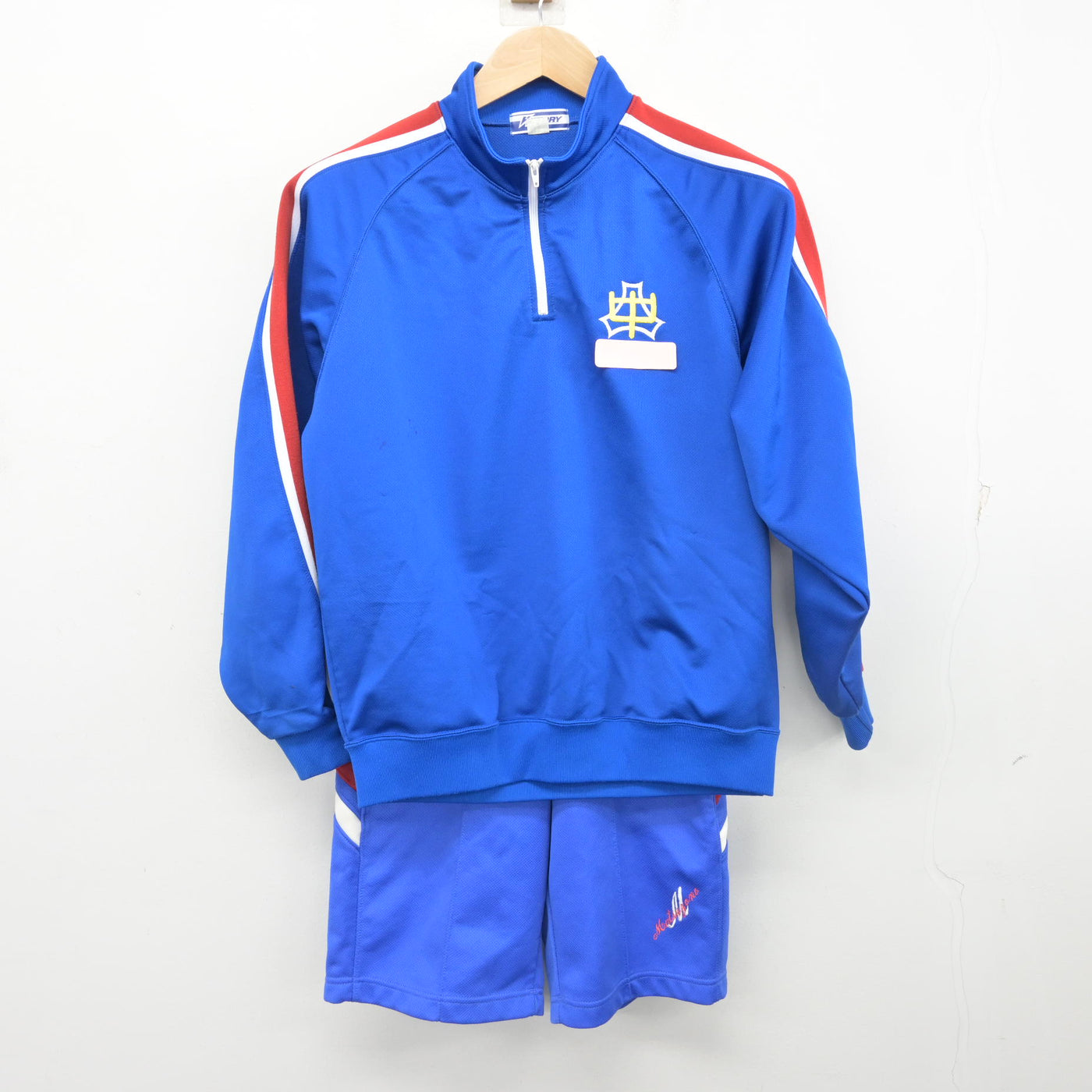 中古】岩手県 松園中学校 女子制服 3点 (ジャージ 上・ジャージ 下