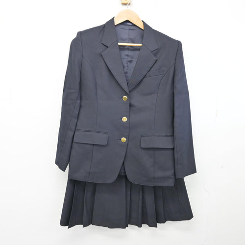 中古】神奈川県 相模女子大学高等部 女子制服 3点 (ブレザー・スカート