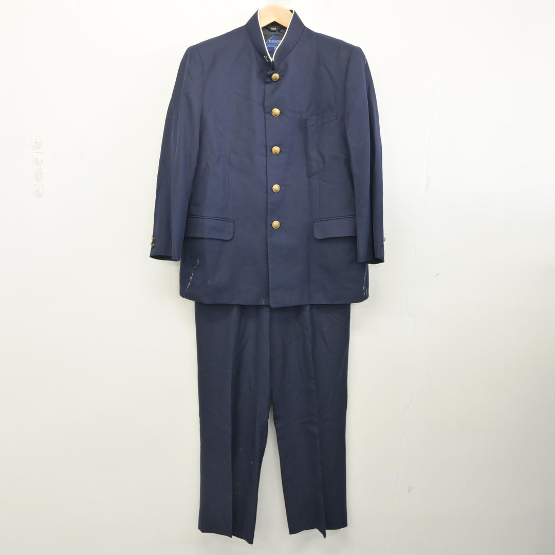 中古】宮城県 沖野中学校 男子制服 4点 (学ラン・ズボン・ズボン 