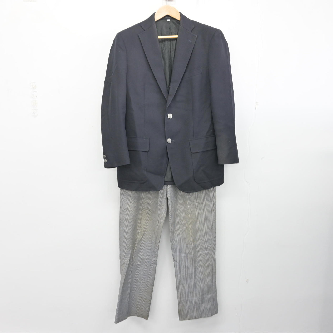 中古】宮城県 聖和学園高等学校 男子制服 2点 (ブレザー・ズボン 